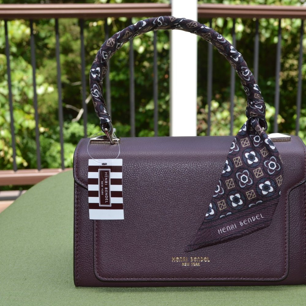 Henri Bendel Claremont Top Handle Scarf Satchel